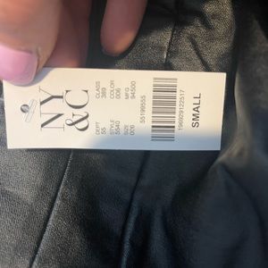 Faux Leather size small